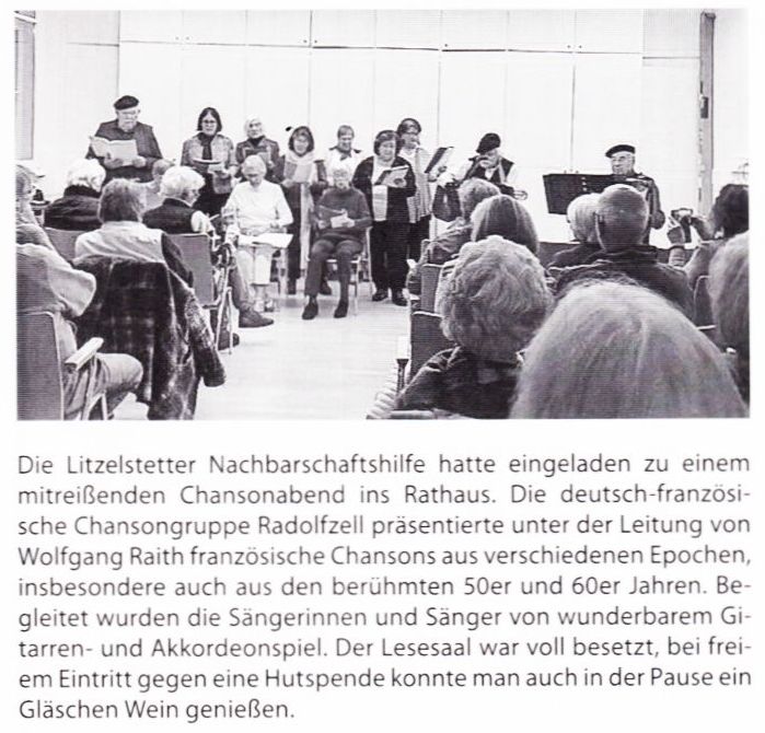 Bericht im Ortsplatt